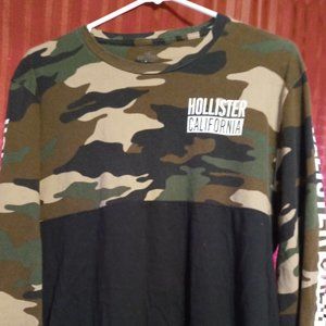 Hollister california tshirt camo